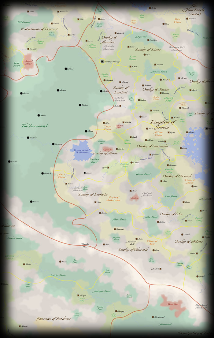 Elder Kingdoms Map